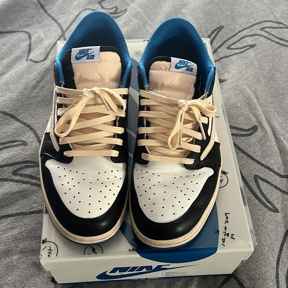 travis scott fragment jordan 1 low - Picture 2 of 5